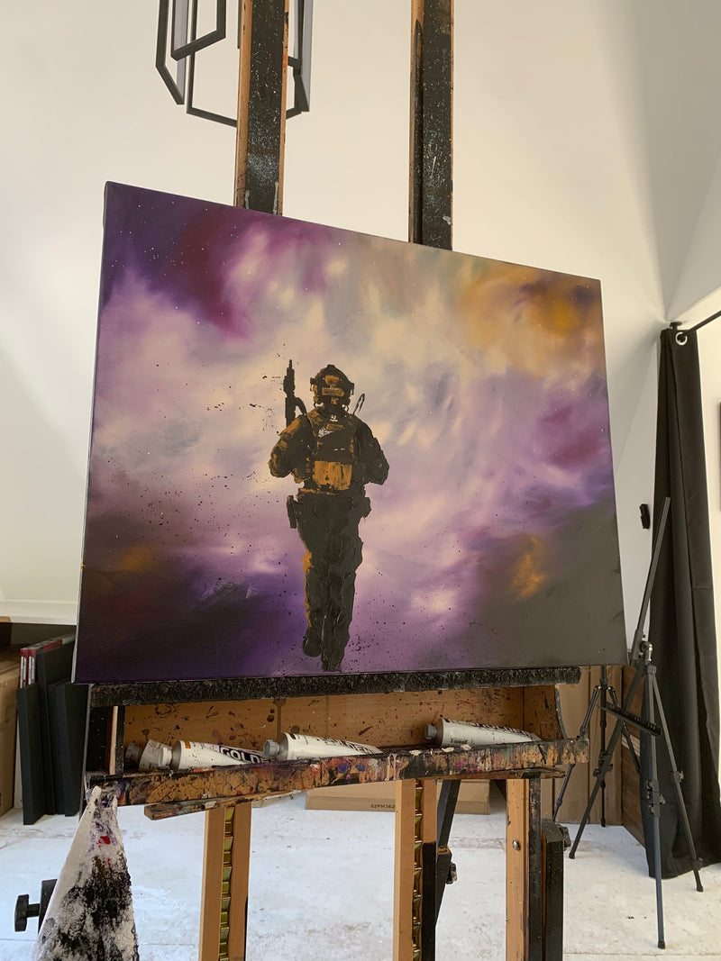 Front Toward Enemy 24x30
