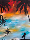 Gone Surfing 36x36