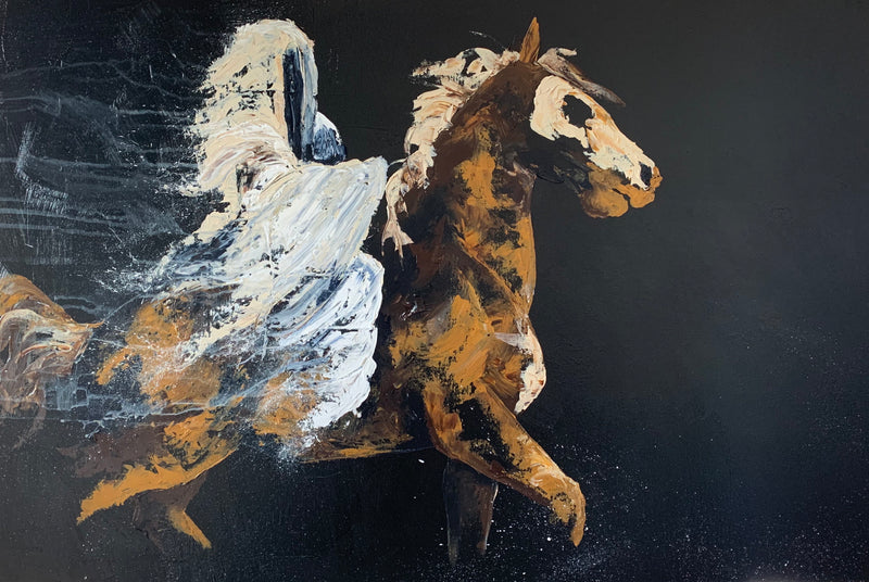 Death and War pony 24x36
