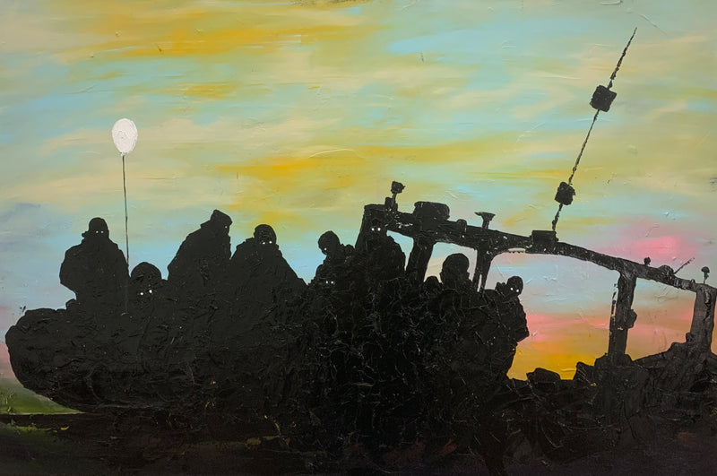The White Ballon 24x36