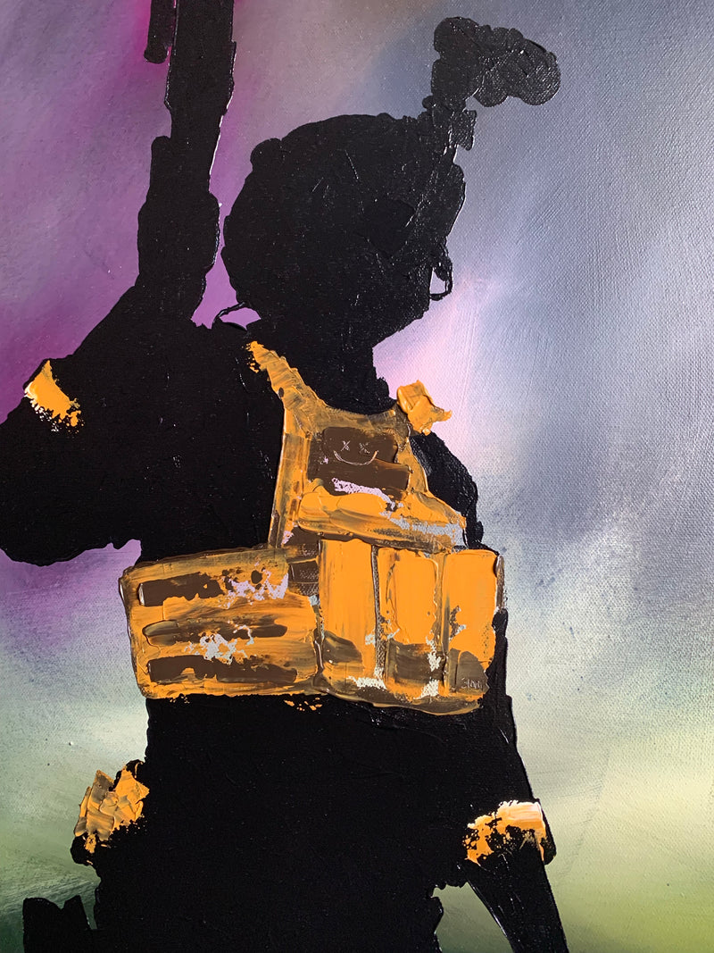 Smiling from the Dark 20x30