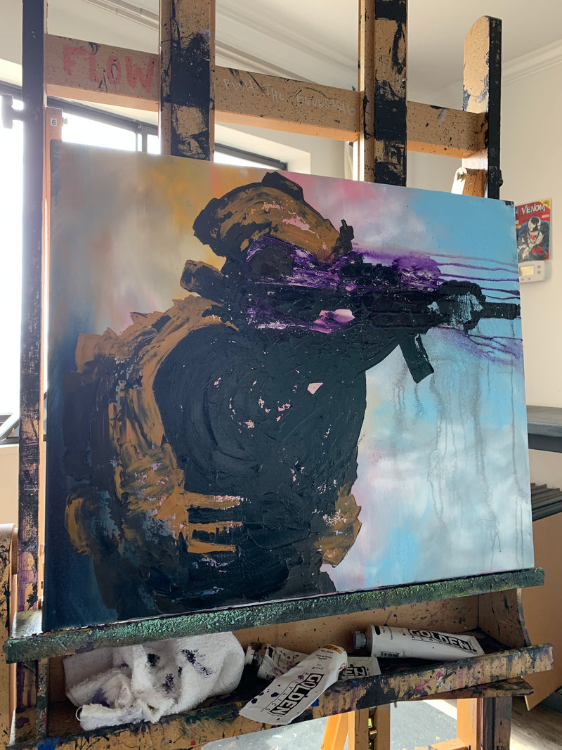 As my soul escaped 20x24