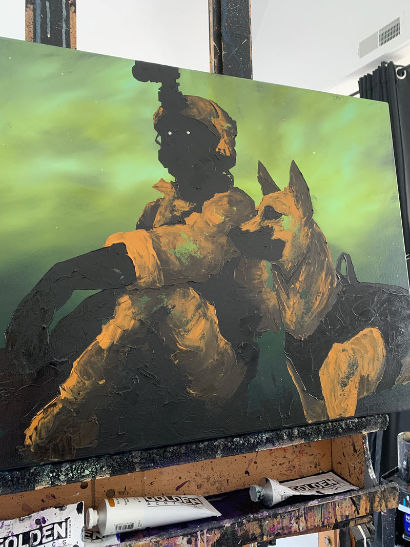 The Wolves 20x30