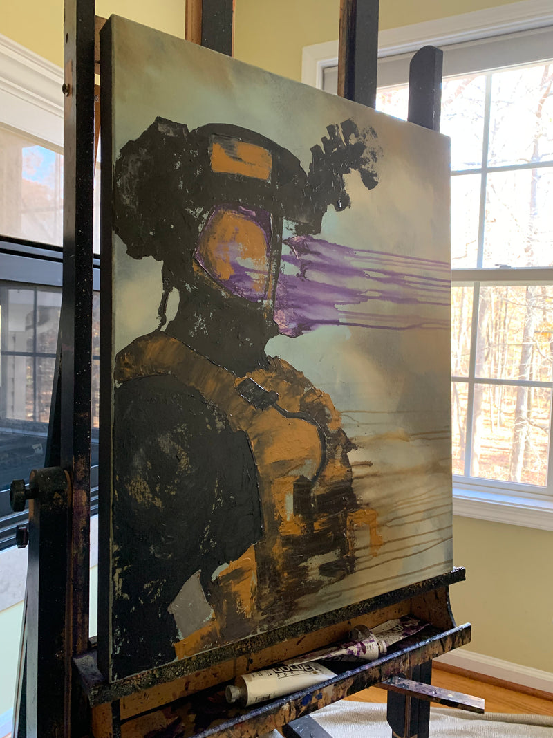 I may never come Home 24x30