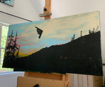 Way up here 24x48