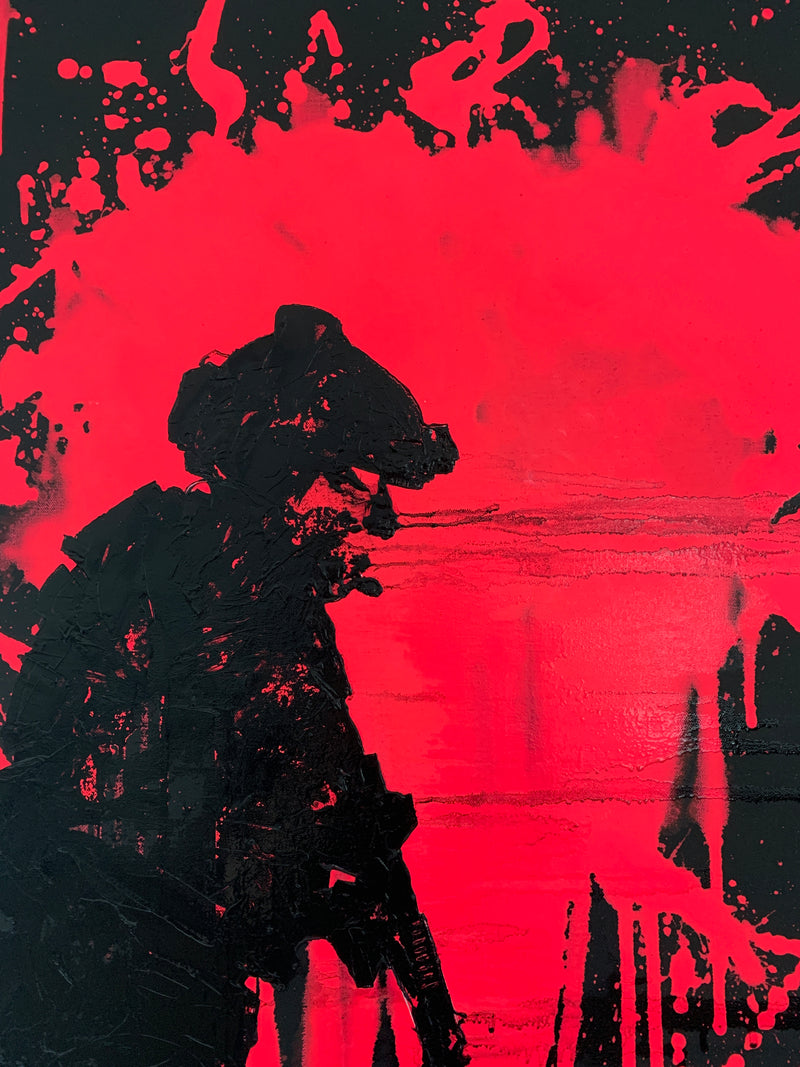 Invader Girl Pink Mist 24x36 – Invadergirl Art
