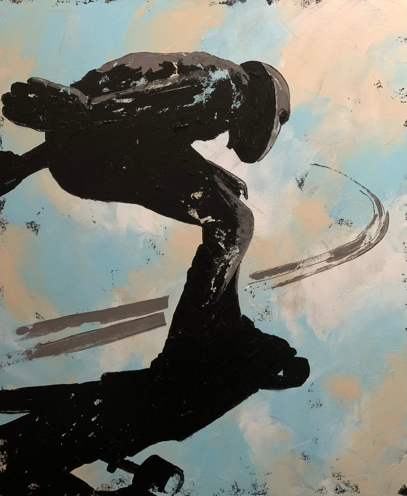 Gone Skating 20x24