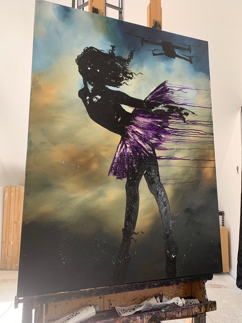 Mankind’s dance into Oblivion 30x40