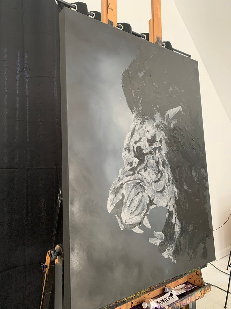 A King 30x40