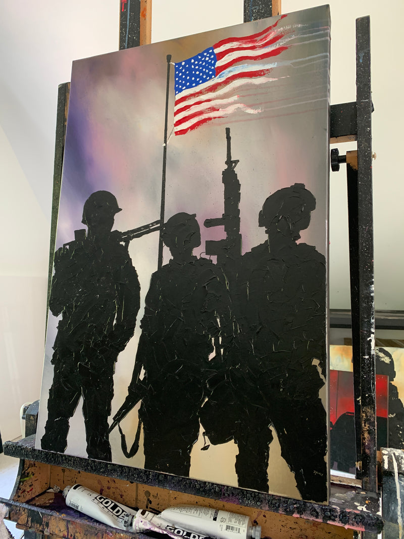 Generations of Warriors 20x30